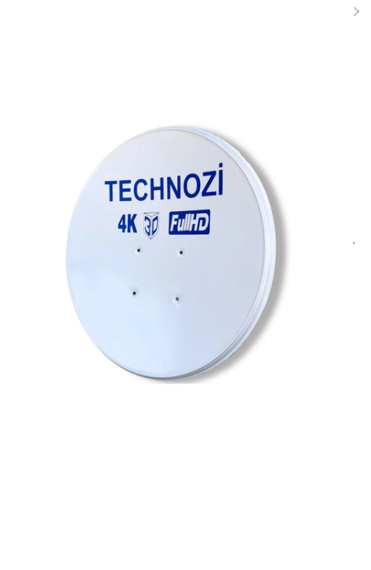 Technozi 120cm 0,60mm 3 Kollu Off-Set Çanak Anten Takımı