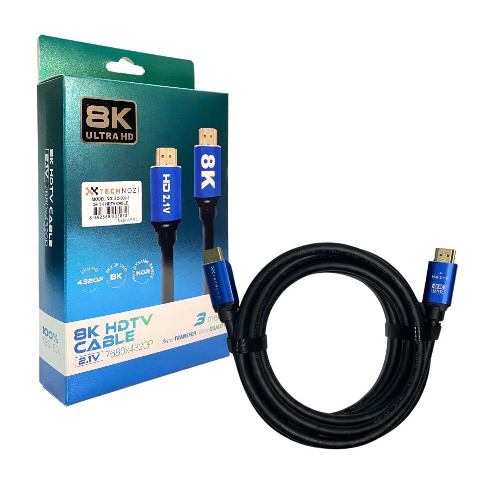 Technozi 8K 3 Metre Hdmı Kablo
