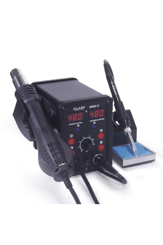 8586D-II Havya+ Sıcak Hava Üfleme Çift Ekranlı