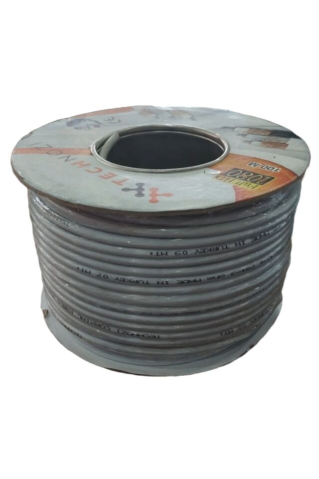 100 Metre Çanak Anten Kablosu Rg6 U4 48 Tel Anten Kablosu