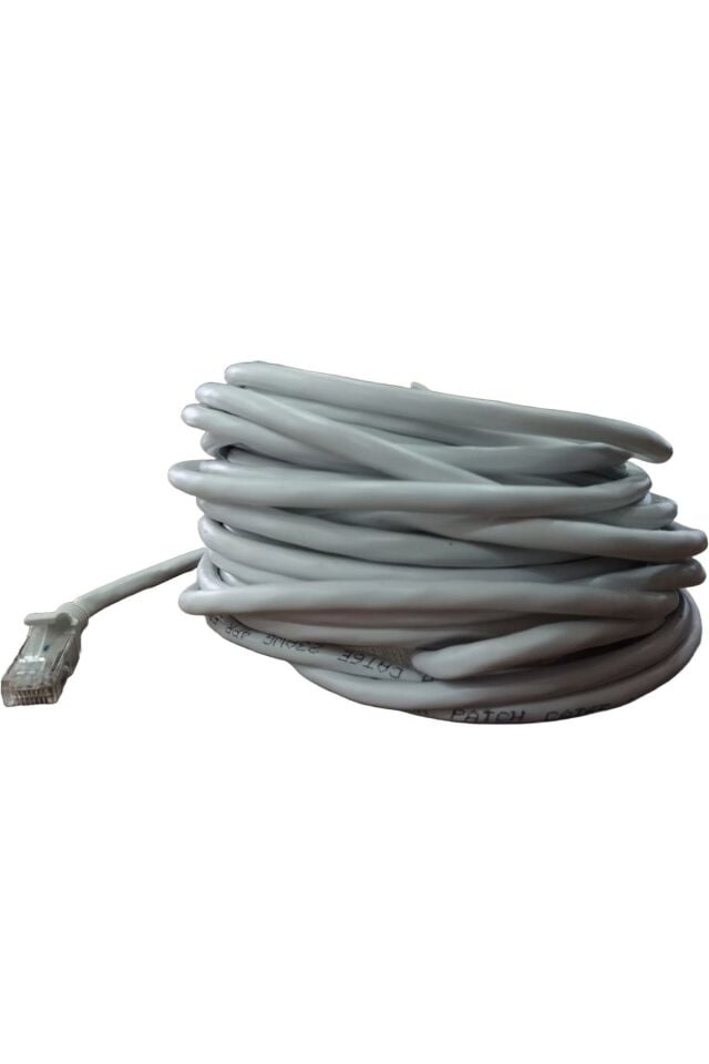 20 Metre Cat6 Lan Internet Data Kablosu(ETHERNET MODEM RJ45 UÇLU JACKLI NETWORK ADSL)